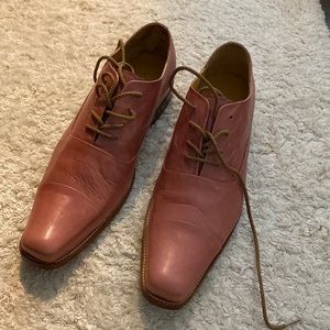 Esquivel dark rose pink men’s oxfords sz 10 New